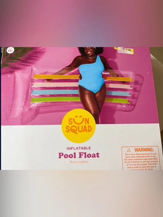 Sun Squad Inflatable Pool Float - Multicolor - Picture 1 of 2